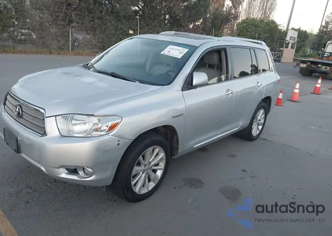 2008 Toyota Highlander Hybrid Limited from USA, damaged, VIN JTEEW44A282007557